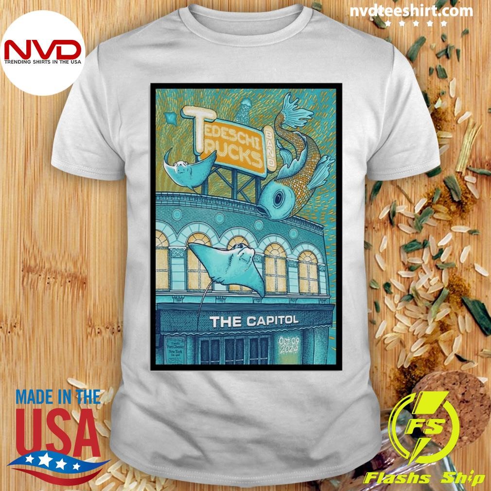 Limited Poster Oct 09 2024 Port Chester, NY Tedeschi Trucks Band Show The Capitol Theatre Shirt