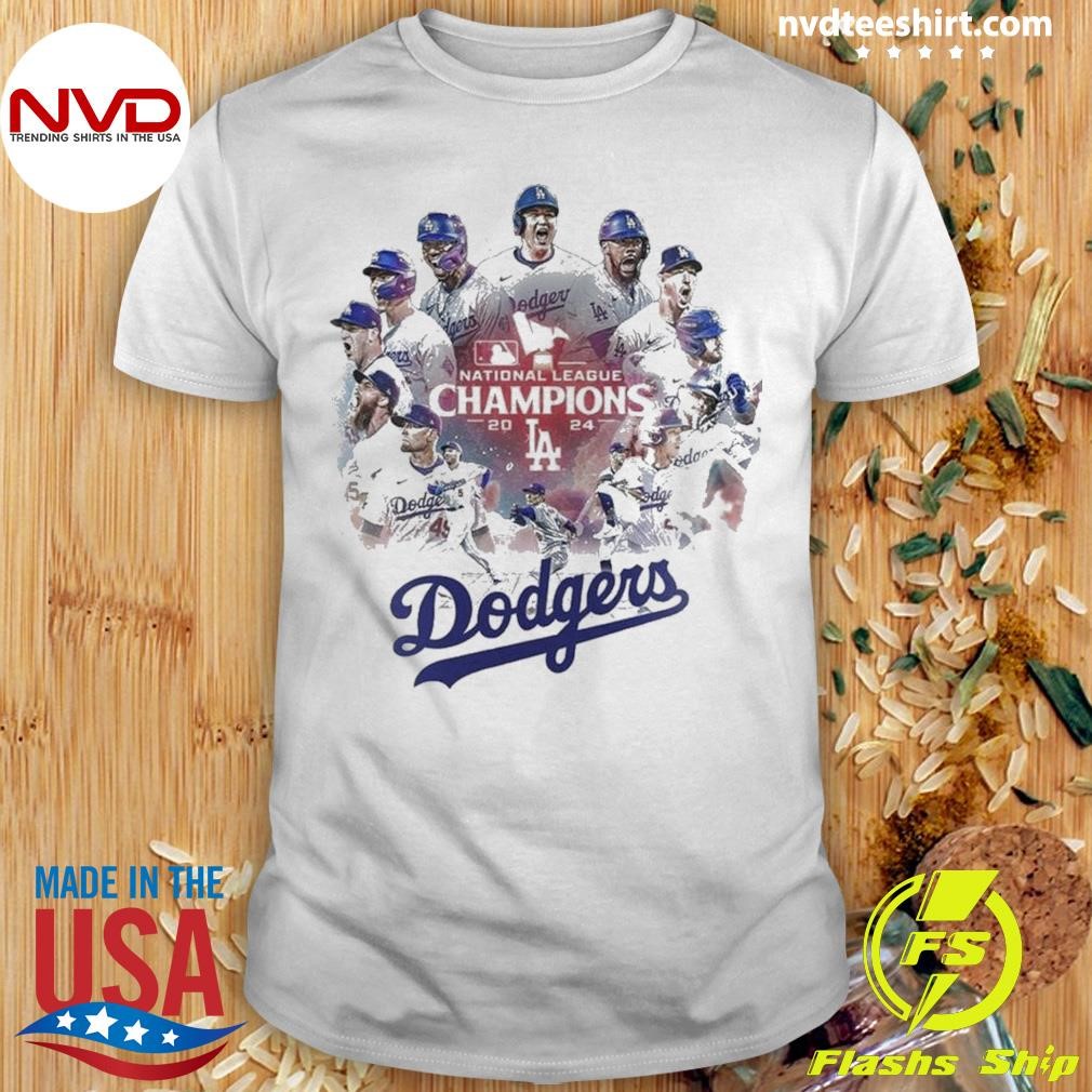 Los Angeles Dodgers 2024 NL Champions World Series Baseball All Players Shirt