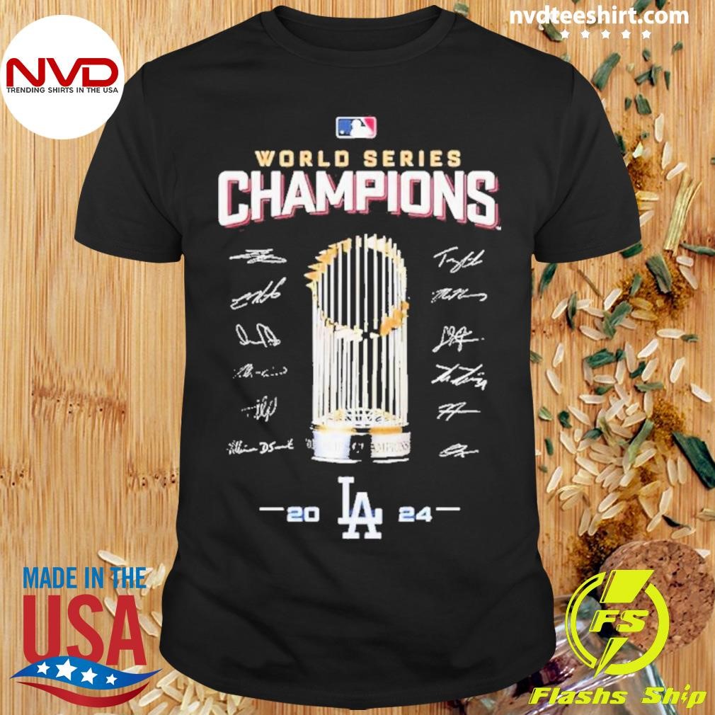 Los Angeles Dodgers Mbl Champions 2024 World Series 2024 Shirt