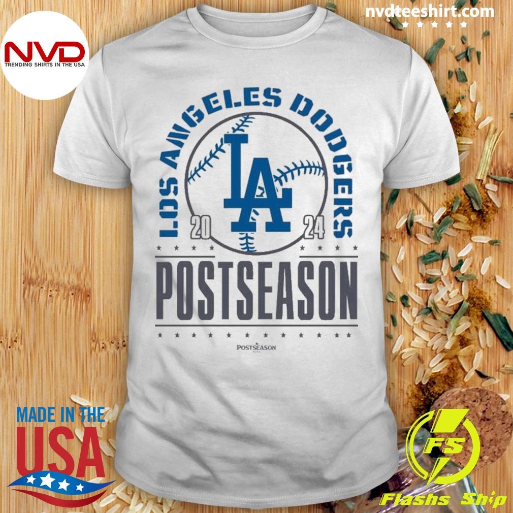 Los Angeles Dodgers Reveal 2024 Playoffs Postseason Merch 2024 Shirt