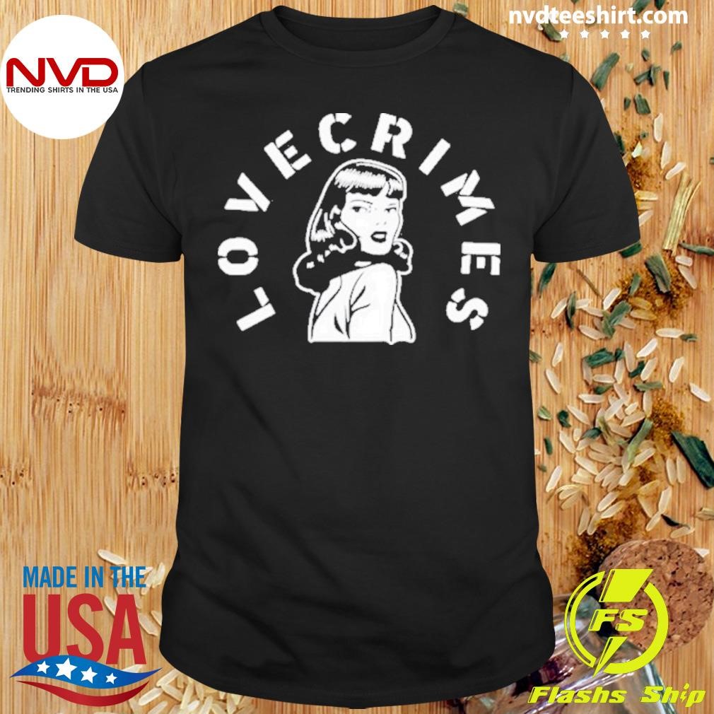 Lovecrimes Stencil Girl 2204 Shirt