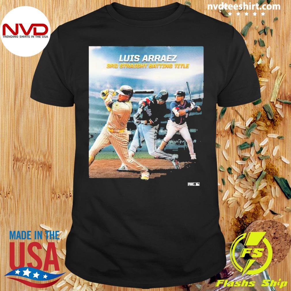 Luis Arráez 3rd Straight Batting Title 2024 Shirt