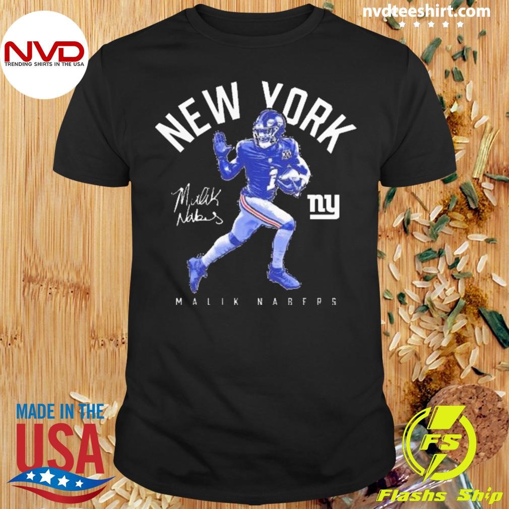 Malik Nabers New York Giants Stiff Arm 2024 Shirt