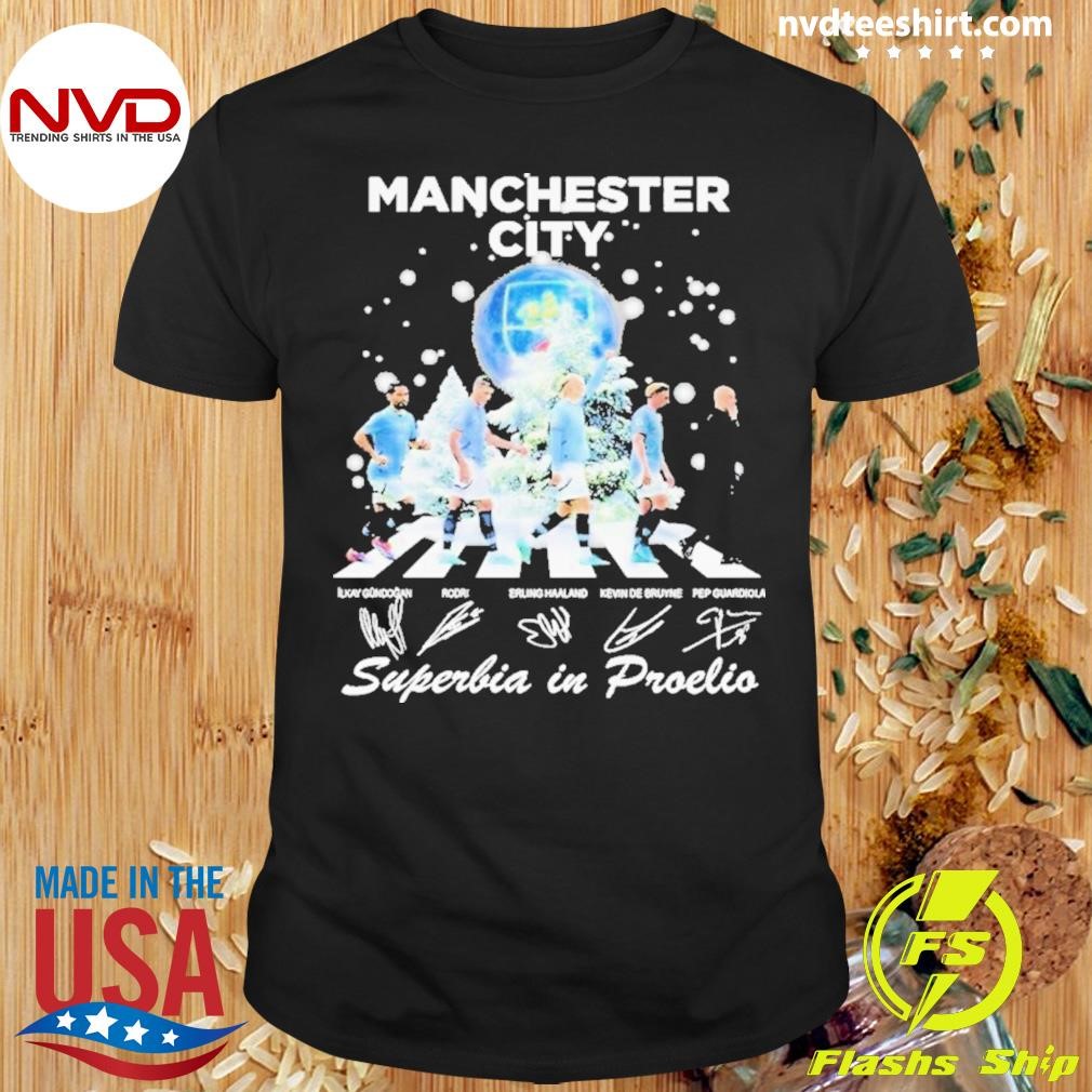 Manchester City 2024 Christmas Superbia In Proelio All Or Nothing 2024 Shirt