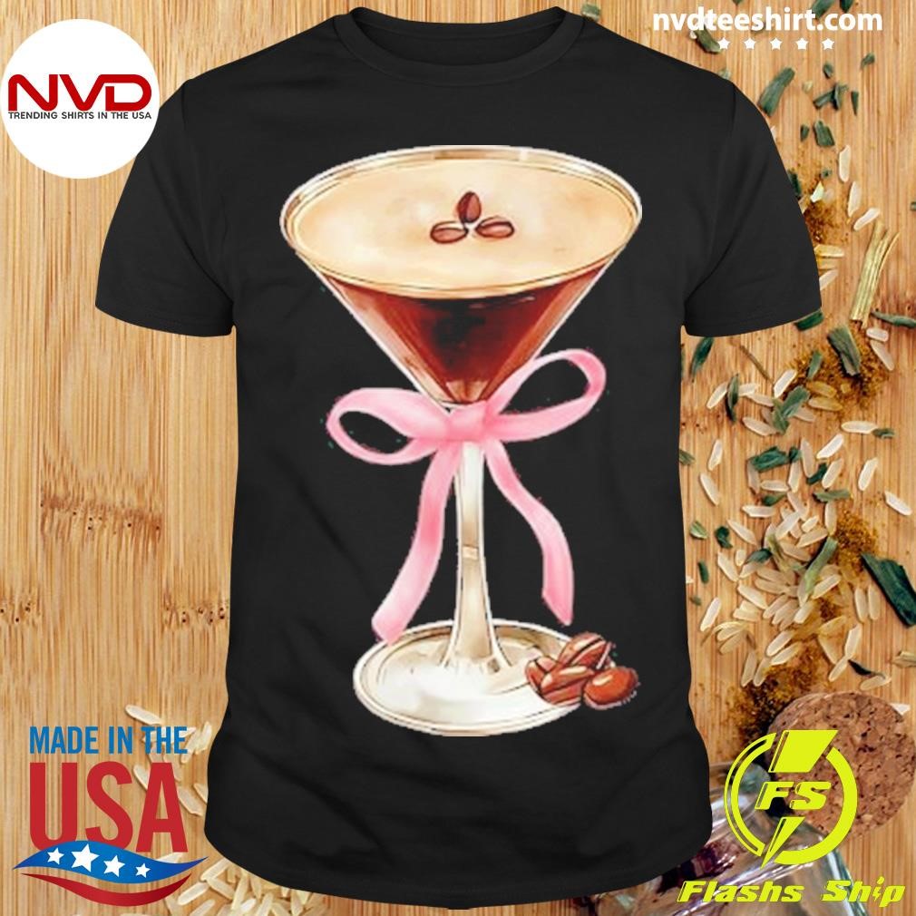 Martini Pink Bow Graphic 2024 Shirt