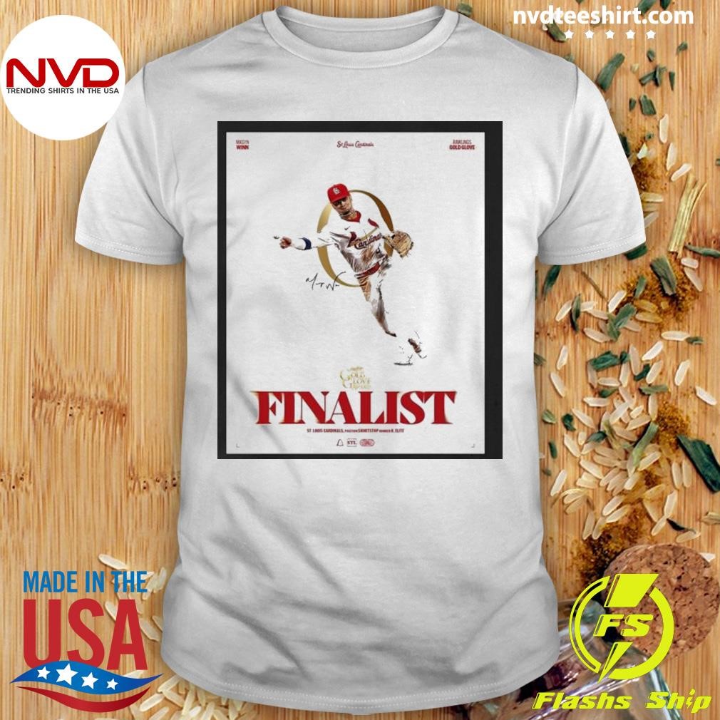 Masyn Winn St. Louis Cardinals Gold Glove Award Finalists 2024 Shirt