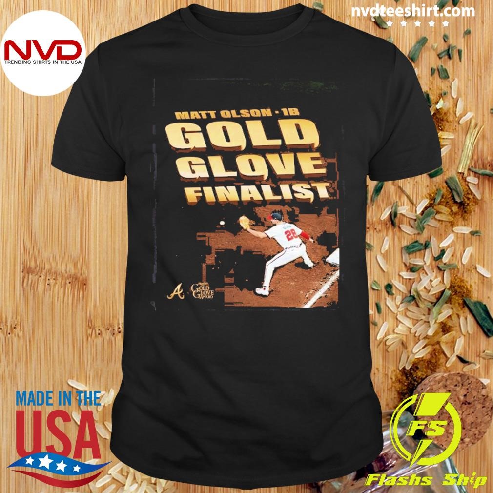 Matt Olson Atlanta Braves Gold Glove Award Finalist 2024 Shirt