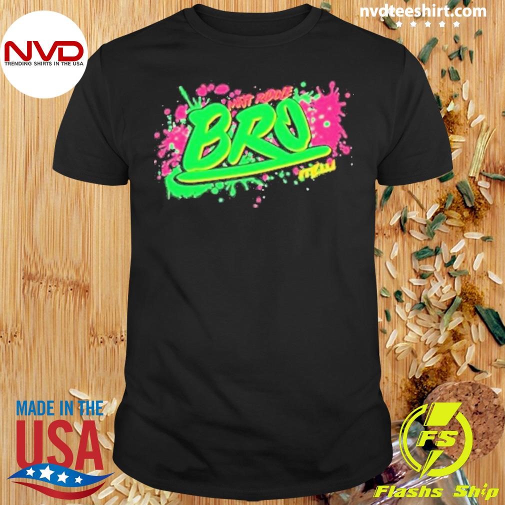 Matt Riddle Bro Splatter 2024 Shirt