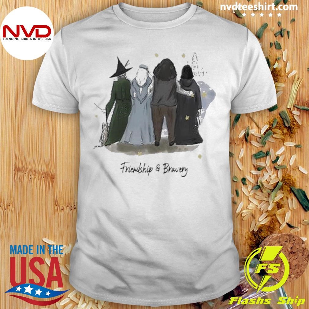 Mcgonagall Friendship And Bravery Rest In Peace Maggie Smith 2024 Shirt