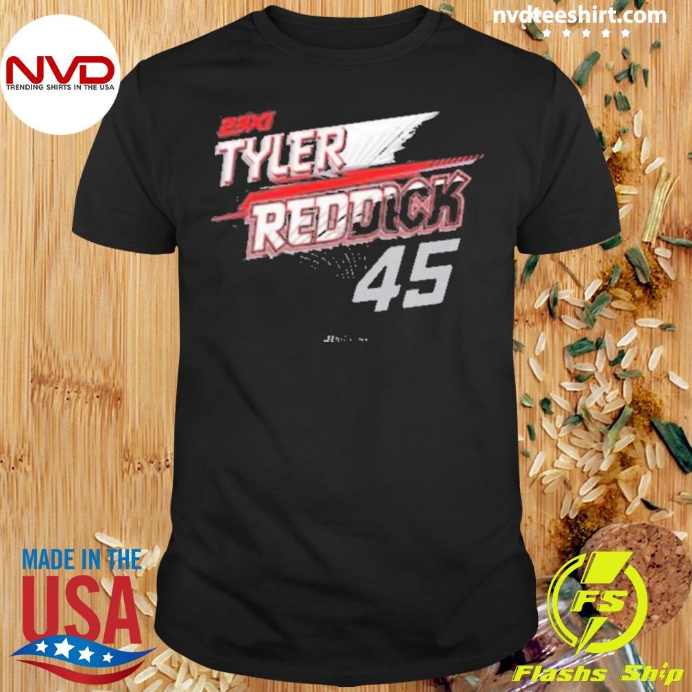 Men’s Tyler Reddick 23xi Racing Black Name & Number 2024 Shirt