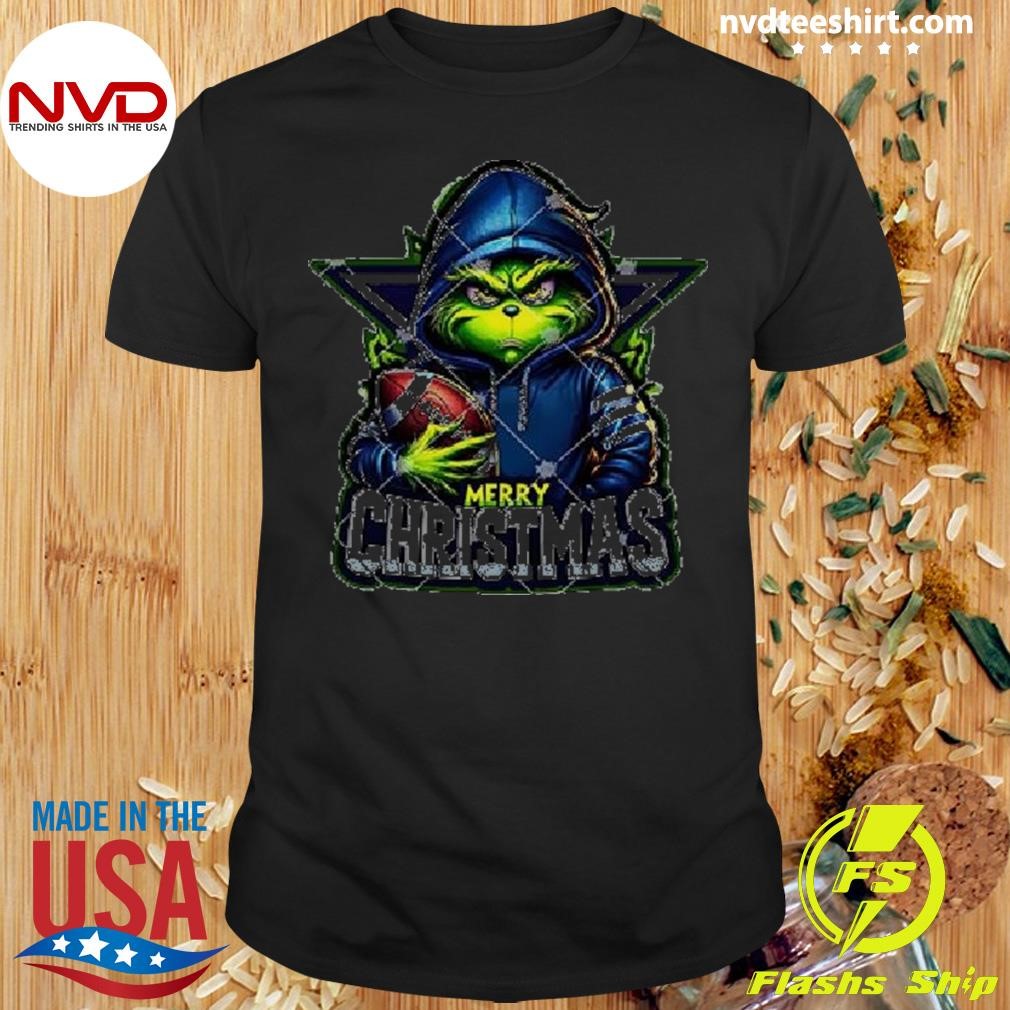 Merry Christmas Grinch Dallas Cowboys Dallas Cowboys Football 2024 Shirt