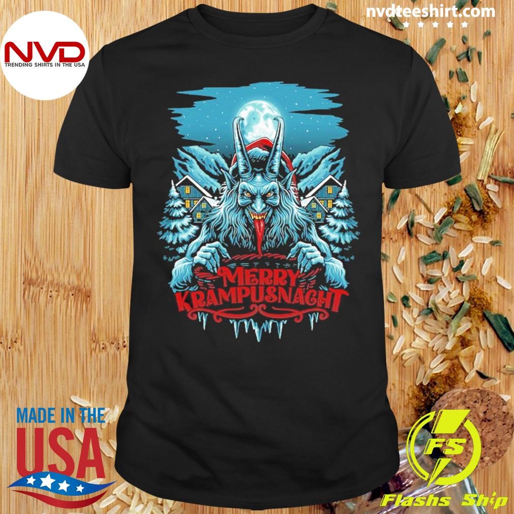 Merry Krampusnacht horror Christmas 2024 Shirt