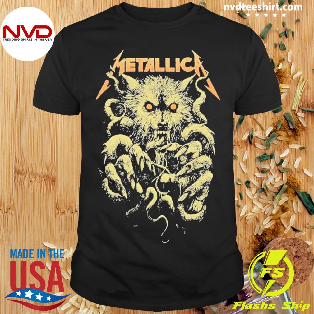 Metallica Of Wolf And Ktulu By Rob Borbas For Halloween 2024 Shirt