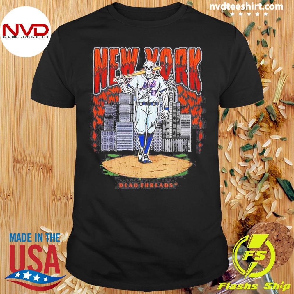 Mets Reed Garrett New York Dead Threads Halloween 2024 Shirt