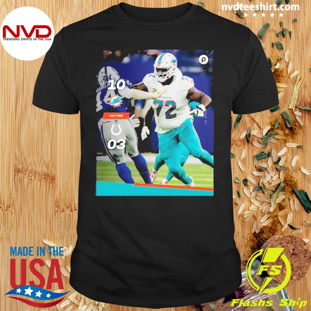 Miami Dolphins Win 10-03 Indianapolis Colts Halftime Week 7 Shirt