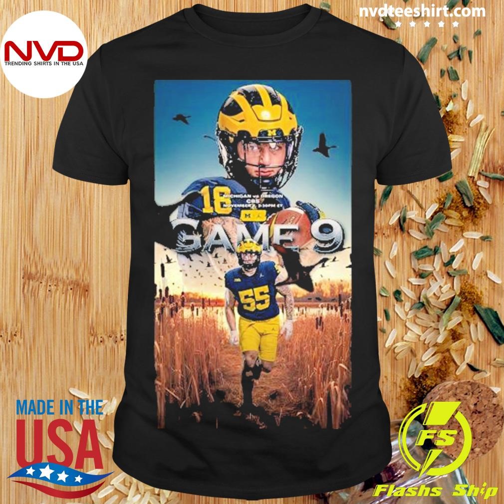 Michigan Vs Oregon Nov 9, 2024 Game 9 Big Game In The Big House Shirt