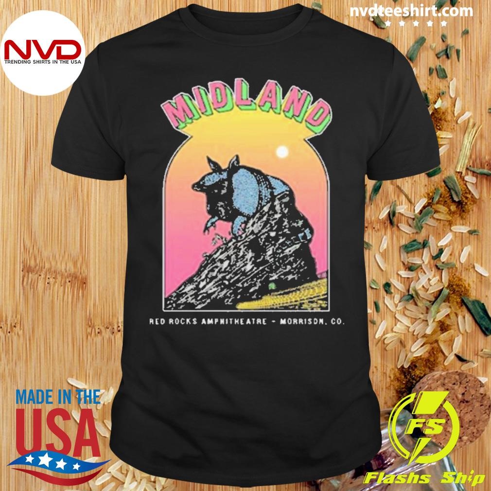 Midland Red Rocks Armadillo 2024 Shirt