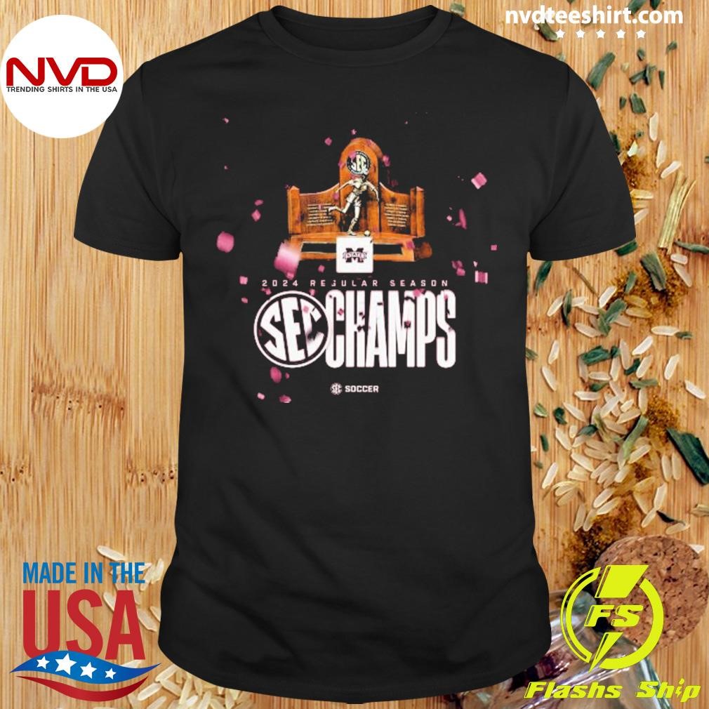 Mississippi Hail State 2024 SEC Soccer Regular Season Champions Shirt