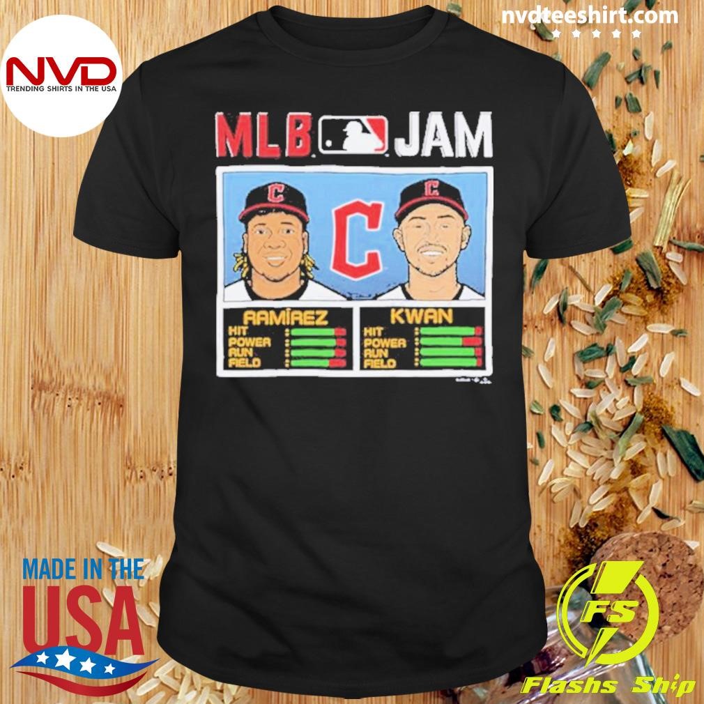 Mlb Jam Guardians Ramirez And Kwan 2024 Shirt