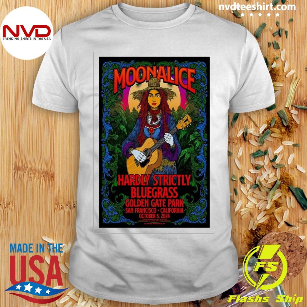 Moonalice Hardly Strictly Bluegrass Golden Gate Park San Francisco California October 5, 2024 Shirt