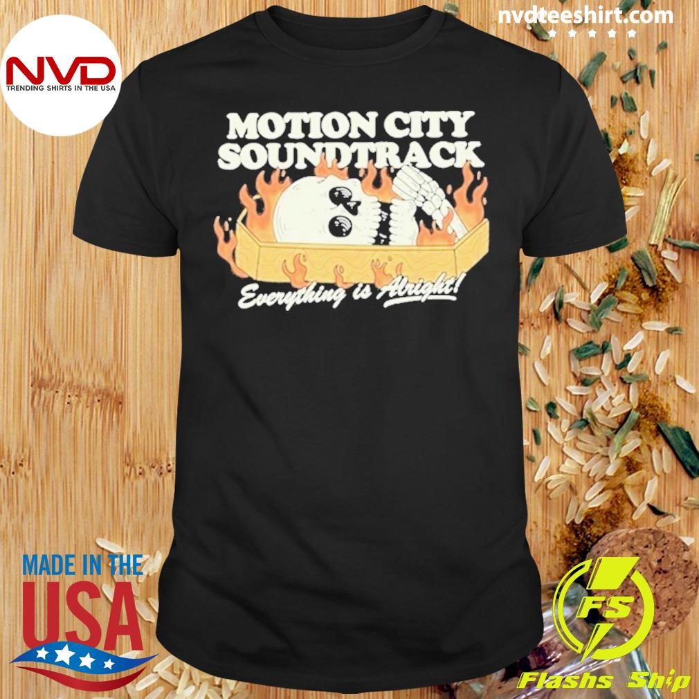 Motion City Soundtrack Everything Is Alright Coffin 2024 Shirt