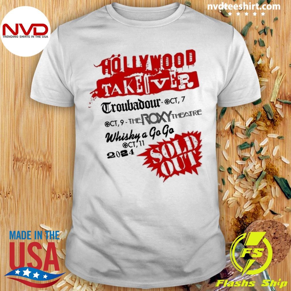 Mötley Crüe Höllywood Takeöver 2024 Tee Shirt