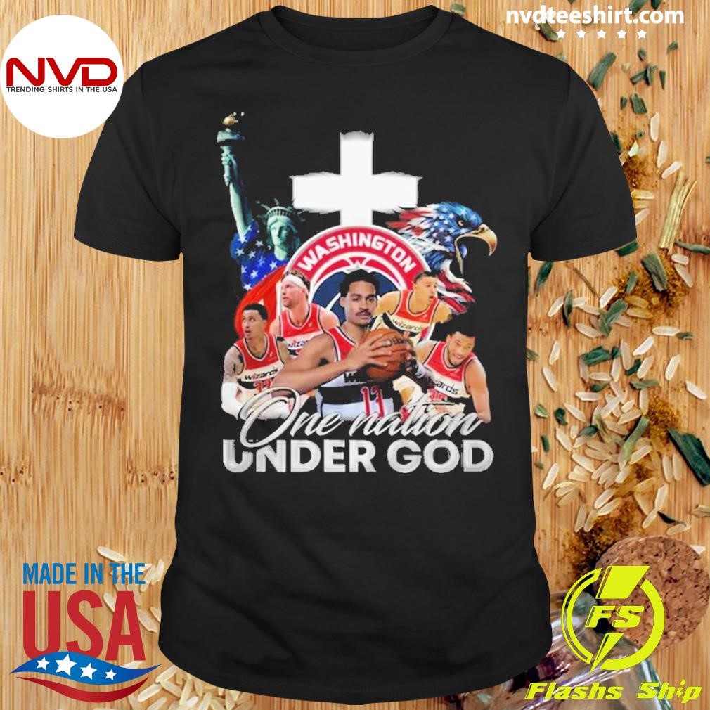 NBA Washington Wizards One Nation Under God Vintage Shirt