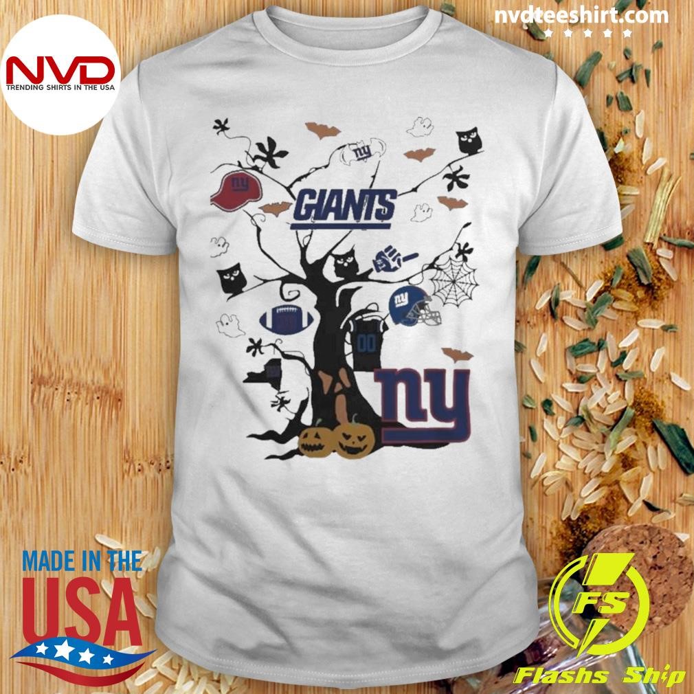 NFL Team Tree Halloween New York Giants 2024 Shirt