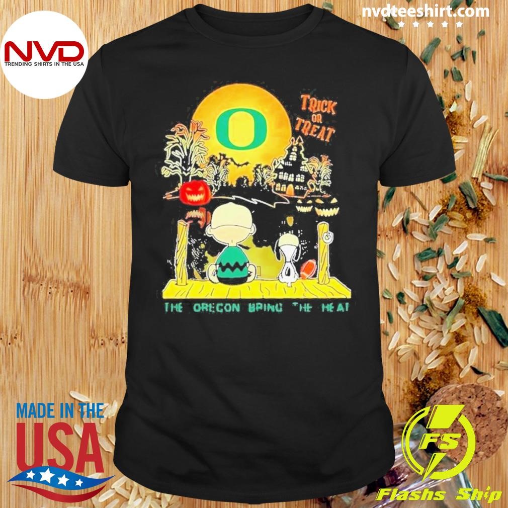 Ncaa Oregon Ducks Snoopy Bring The Heat 2024 Shirt