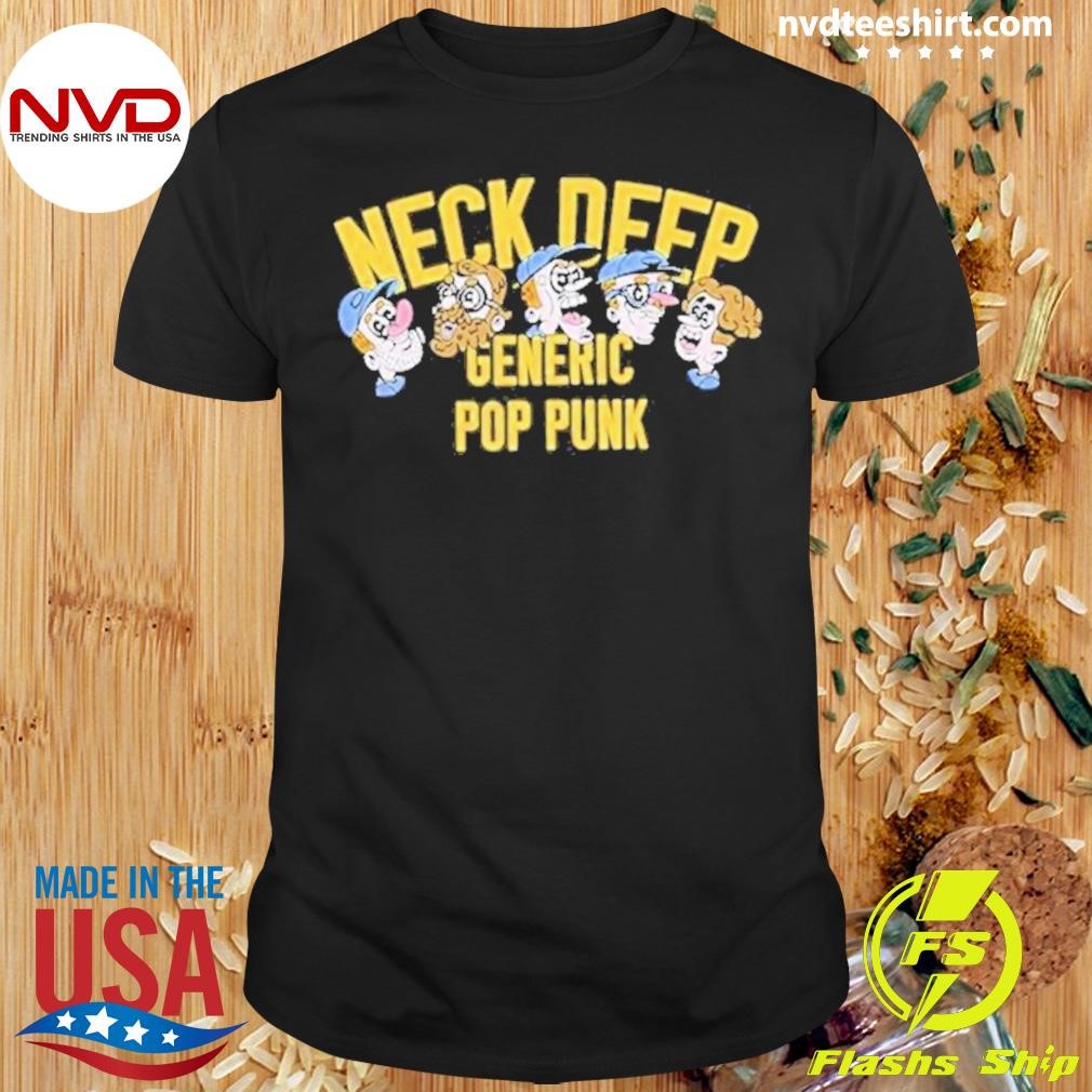 Neck Deep North America Fall 2024 Tour Shirt