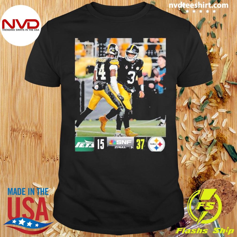 New York Jets 15-37 Pittsburgh Steelers Snf Final Week 7 Shirt