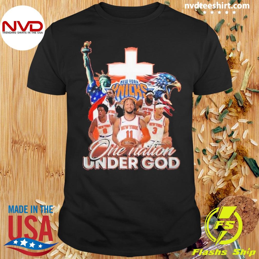 New York Knicks One Nation Under God 2024 Shirt