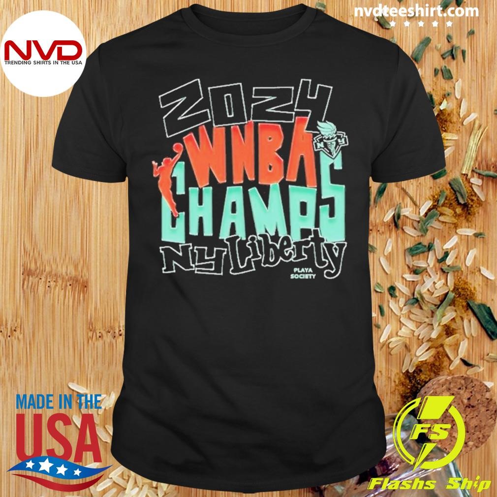 New York Liberty 2024 Wnba Finals Champions Shirt