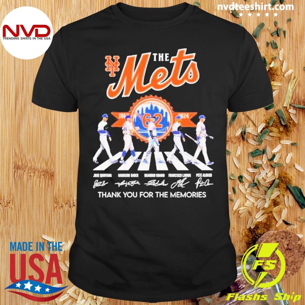 New York Mets 62th 1962-2024 Thank You For The Memories Shirt