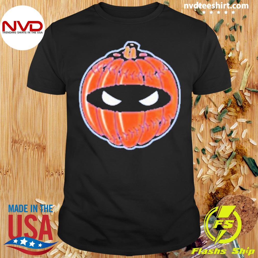 New York Mets Pitching Ninja Playoffs Pumpkin 2024 Shirt