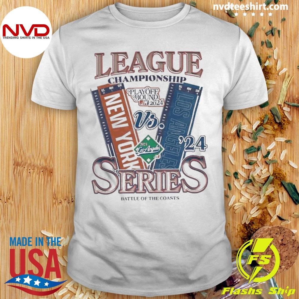 New York Mets Vs Los Angeles Dodgers 2024 National League Champions Series Battle Of The Coasts Shirt