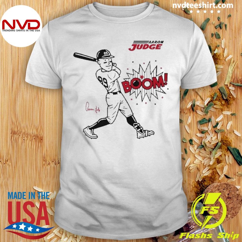 New York Yankees Aaron Judge Brings The Boom Signature 2024 Shirt