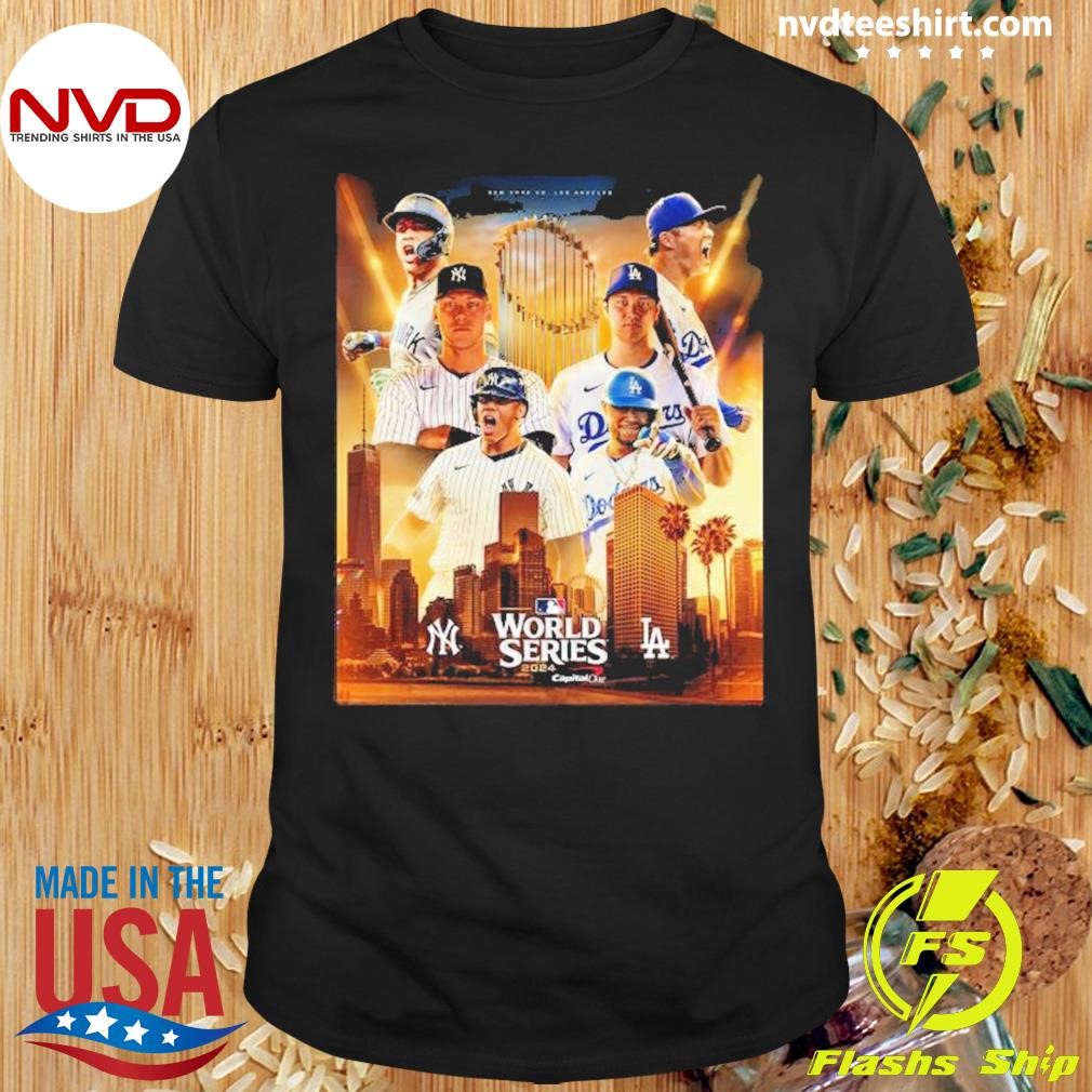 New York Yankees Vs Los Angeles Dodgers World Series 2024 Shirt