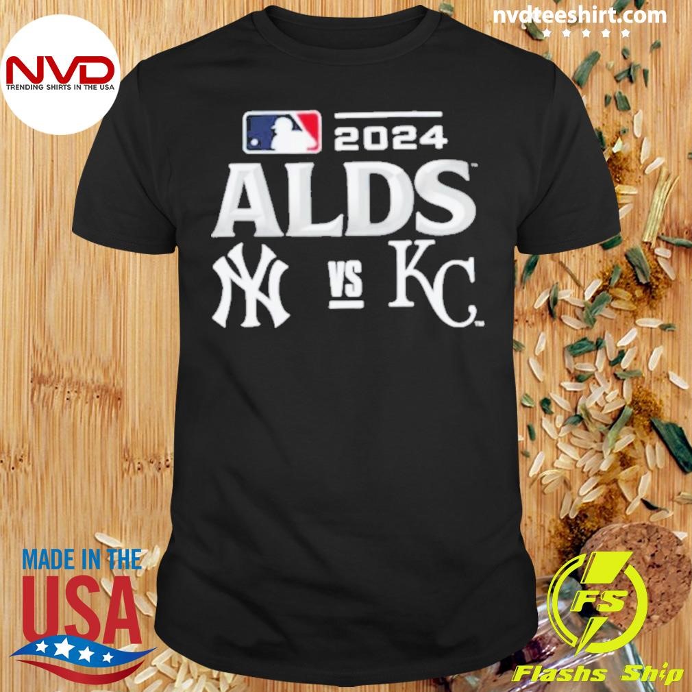 New York Yankees Vs. Royals 2024 Mlb Alds Matchup Set Logo Shirt