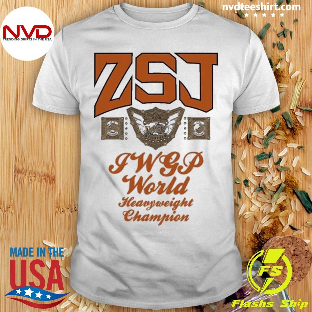 Nice Zack Sabre Jr Zsj Jwgp World Heavyweight Champion T-shirt