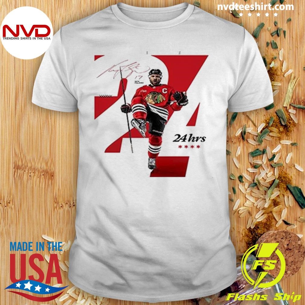 Nick Foligno Was Named The 35th Captain In Chicago Blackhawk History Wall 2024 Shirt