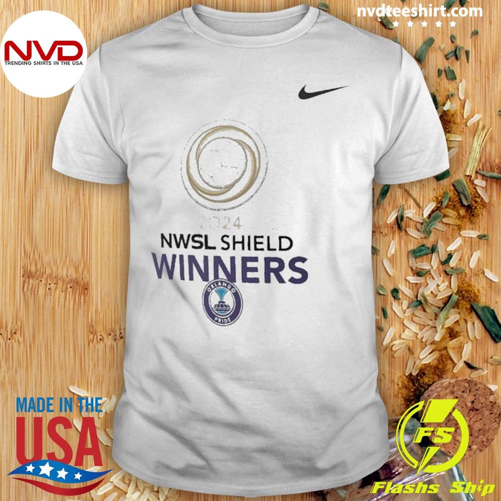 Nike Orlando Pride 2024 Nwsl Shield Winners 2024 Shirt