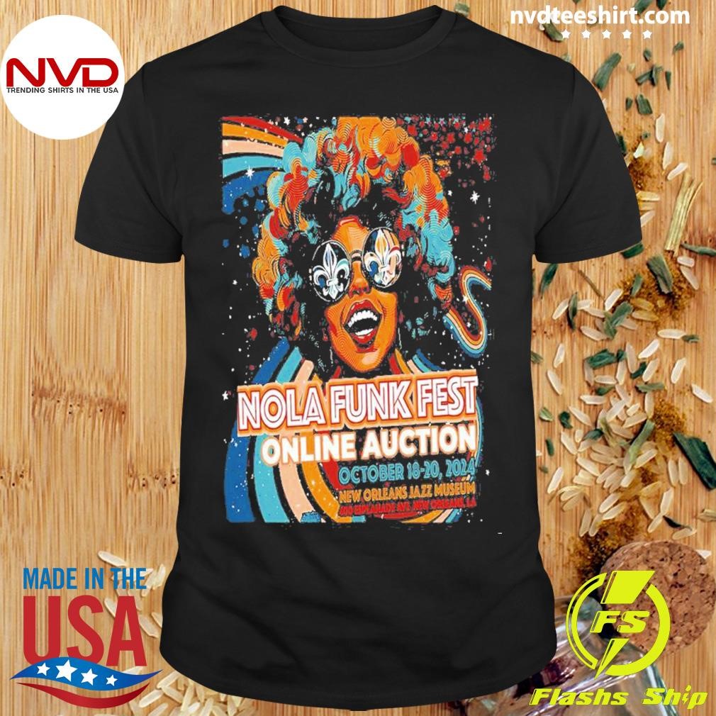 Nola Funk Fest New Orleans Jazz Museum Orleans LA Oct 18-20 2024 Event Shirt