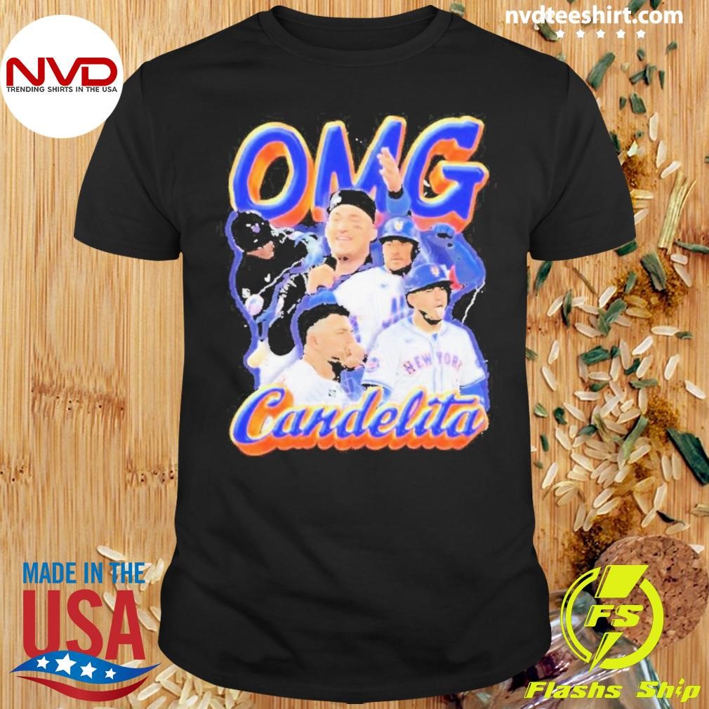 Ny Mets Merch Omg Candelita 2024 Shirt