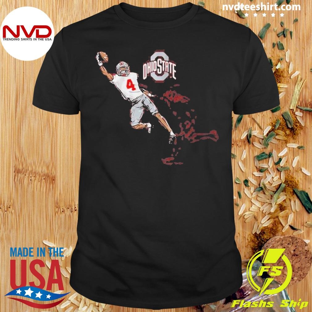 Ohio State Football Jeremiah Smith One-handed Catch 2024 Shirt