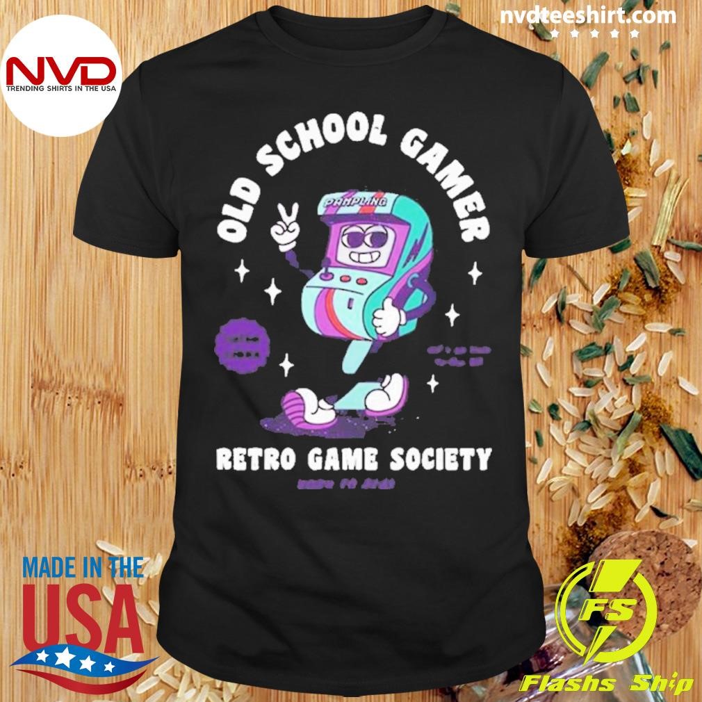 Old School Gamer Retro Game Society 2024 Shirt