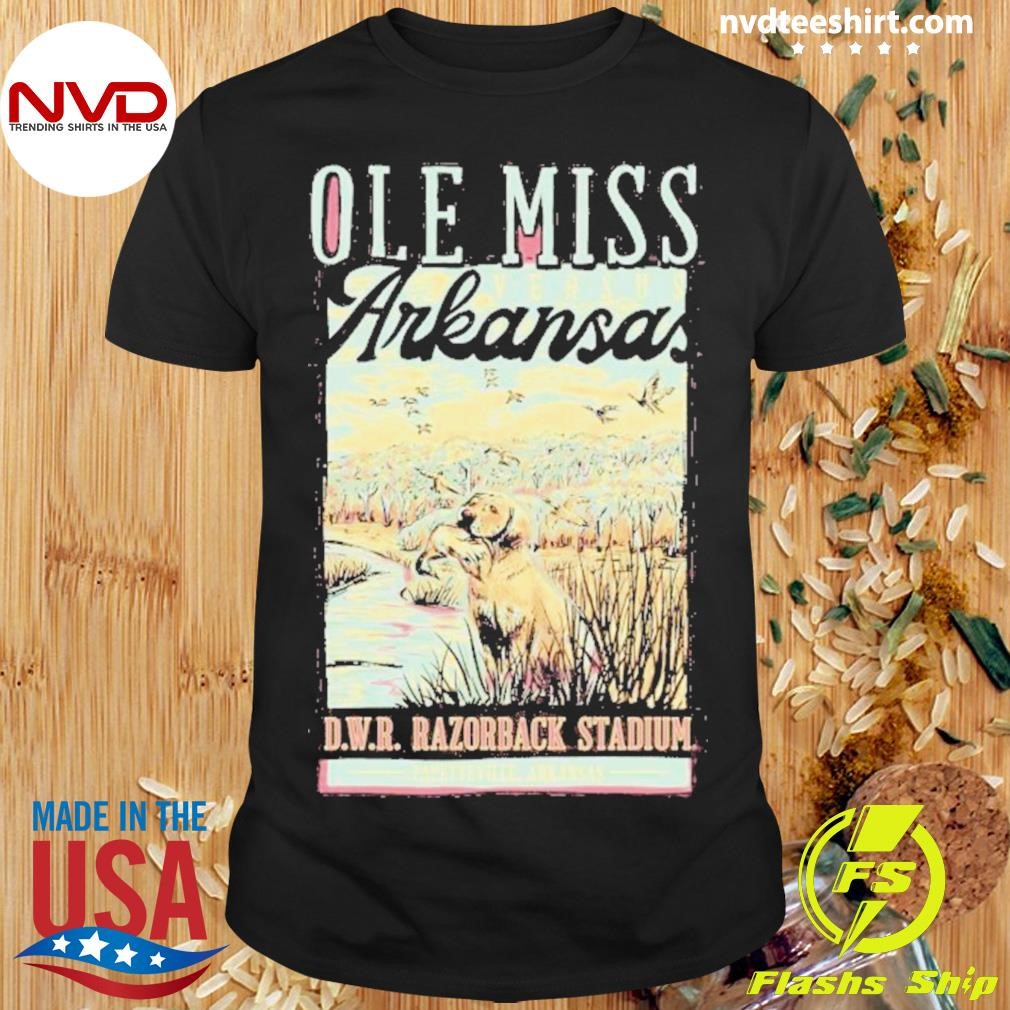 Ole Miss Rebels vs. Arkansas Razorbacks Game Day 2024 Shirt