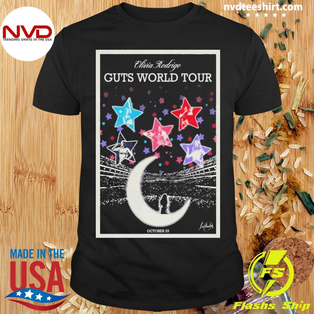 Olivia Rodrigo Guts World Tour October 29 2024 Poster Shirt