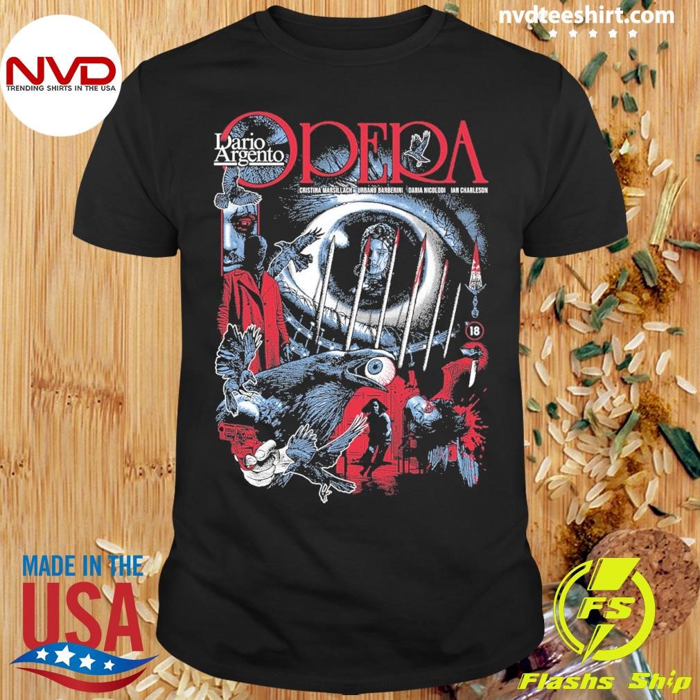 Opera Dario Argento Cristina Marsillach Urbano Barberini Daria Nicolodi Ian Charleson Halloween Shirt