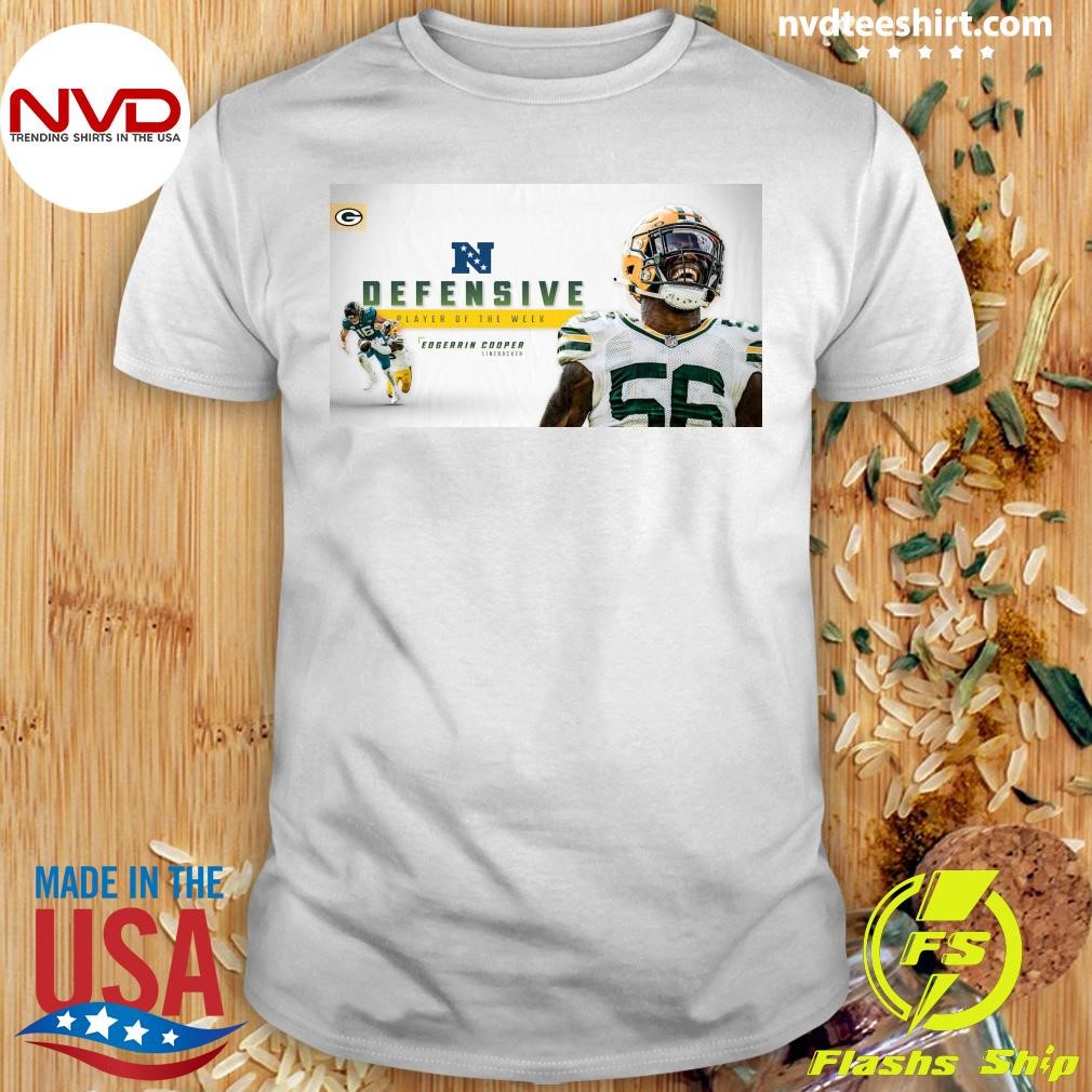 Packers LB Edgerrin Cooper named NFC Defensive Player of the Week Shirt